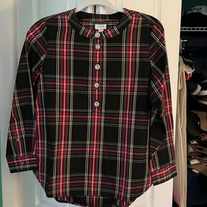 J.Crew Factory Plaid Tunic NWT